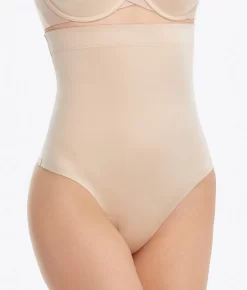 Spanx Suit Your Fancy High-Waist Shaping Thong -Fashion Underwear 10196rspa champagnebeige