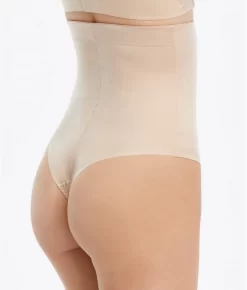 Spanx Suit Your Fancy High-Waist Shaping Thong -Fashion Underwear 10196rspa champagnebeige bv