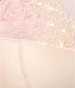 Blossom Swiss Embroidered Wire-Free Bra -Fashion Underwear 1801eli nude sw