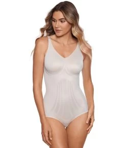 Miraclesuit Modern Miracle Lycra FitSense Extra Firm Control Bodysuit 7 Miraclesuit Modern Miracle Lycra FitSense Extra Firm Control Bodysuit -Fashion Underwear 2560mir warmbeige