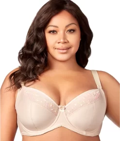 Blossom Side Support Balcony Bra -Fashion Underwear 2918eli nude