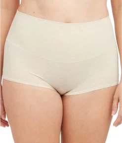 Spanx Cotton Comfort Boyshort 14 Spanx Cotton Comfort Boyshort -Fashion Underwear 40051rspa htroatmeal