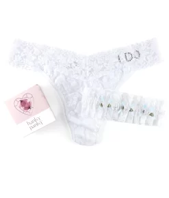 HANKY PANKY I Do Original Rise Thong & Garter Box Set