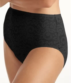 All Over Lace Modern Brief -Fashion Underwear a4135tcf blk 1