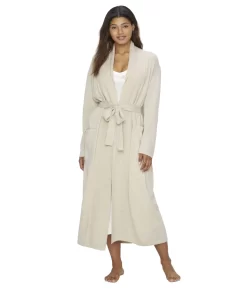 Long Cashmere Robe -Fashion Underwear arl2011 oatmeal 5