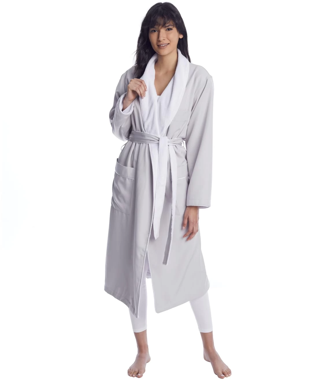 Microfiber Plush-Lined Spa Robe 3 Microfiber Plush-Lined Spa Robe - Image 3