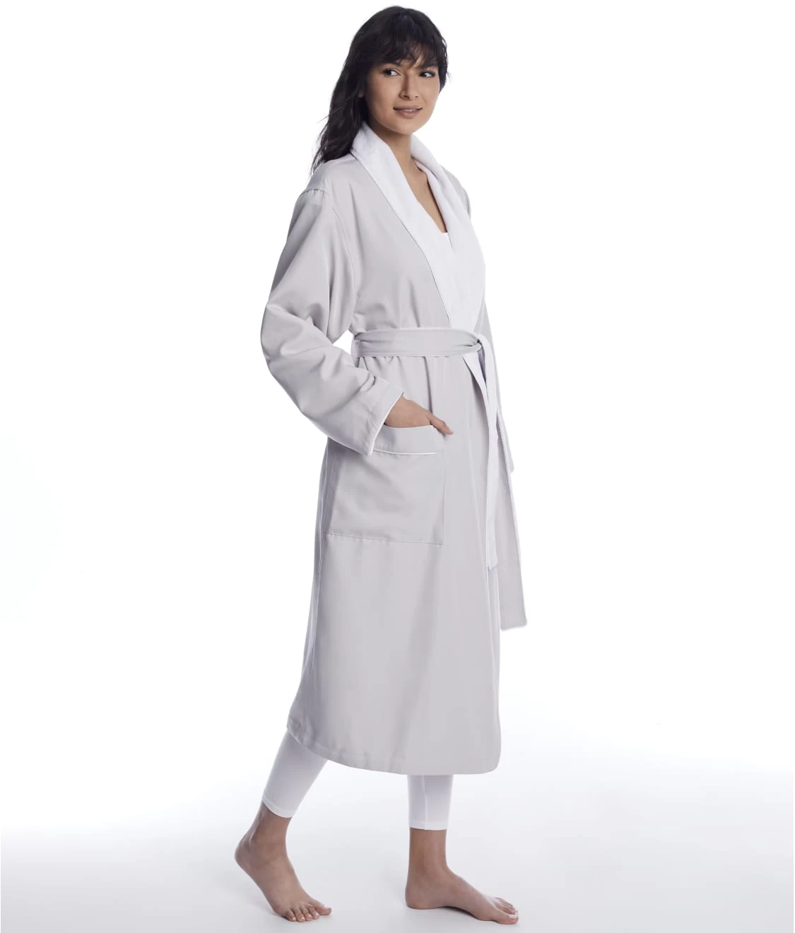 Microfiber Plush-Lined Spa Robe 11 Microfiber Plush-Lined Spa Robe - Image 11