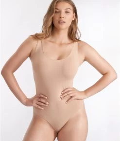 BARE The Smoothing Seamless Bodysuit 18 BARE The Smoothing Seamless Bodysuit -Fashion Underwear bard30298 hazel 1x