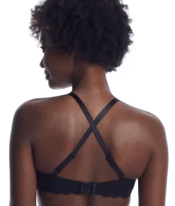 Calvin Klein Seductive Comfort Lift Convertible Push-Up Bra -Fashion Underwear calqf1444 black bv1