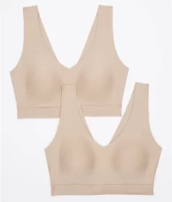 Chantelle Soft Stretch Bralette 2-Pack 11 Chantelle Soft Stretch Bralette 2-Pack -Fashion Underwear cha1001 ultranude 3