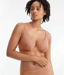 Chantelle Everyday Graphique Plunge Bra -Fashion Underwear cha10q1ef mochamoose