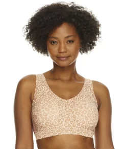 Chantelle Soft Stretch V-Neck Printed Bralette -Fashion Underwear cha11d1 naturalleopard