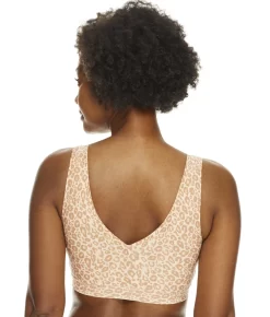 Chantelle Soft Stretch V-Neck Printed Bralette -Fashion Underwear cha11d1 naturalleopard bv