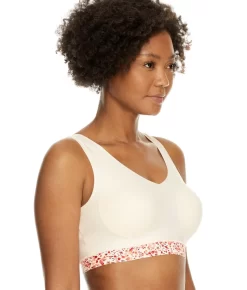 Chantelle Soft Stretch V-Neck Printed Bralette -Fashion Underwear cha11d1f21 floralprint 2