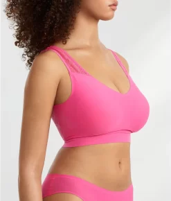 Chantelle Soft Stretch Lace Bralette -Fashion Underwear cha11g1f2 rosepitaya 15Mar23 2