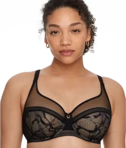 Chantelle True Lace Full Coverage Bra 18 Chantelle True Lace Full Coverage Bra -Fashion Underwear cha11m1 black