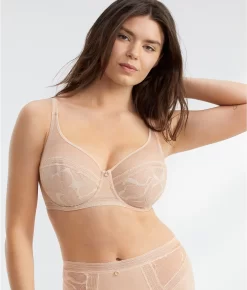 Chantelle True Lace Full Coverage Bra 20 Chantelle True Lace Full Coverage Bra -Fashion Underwear cha11m1 nudeblush 02 07 23 1