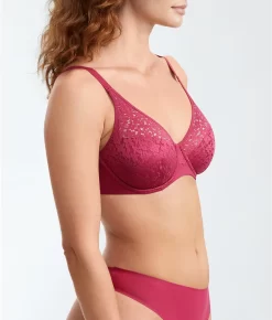 Chantelle Norah Seamless Comfort Bra -Fashion Underwear cha13f1f22 wildstrawberry 2x