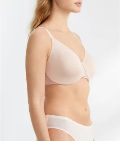 Chantelle Bare Essential Seamless Minimizer Bra -Fashion Underwear cha15n1 roserg 2x