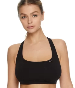 Chantelle Cotton Comfort Bralette 10 Chantelle Cotton Comfort Bralette -Fashion Underwear cha15p1 black