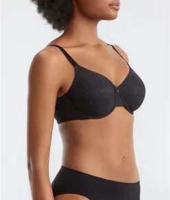 Chantelle Comfort Chic Seamless Shaping Bra -Fashion Underwear cha18j2 black 02 15 23 2