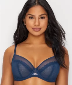 Chantelle Parisian Allure Side Support Bra 25 Chantelle Parisian Allure Side Support Bra -Fashion Underwear cha2231 deepblue