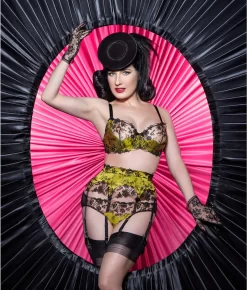 Fashion Underwear -Fashion Underwear d59041dit blackchartreuse