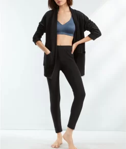 Work Hard Chill Hard Fleece Pajama Set -Fashion Underwear dkny2022595 black x1