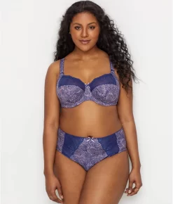 ELOMI Mariella Side Support Bra -Fashion Underwear eloel4420 bluebirdbld fs