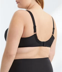 ELOMI Molly Side Support Nursing Bra -Fashion Underwear eloel4565new blackx bv