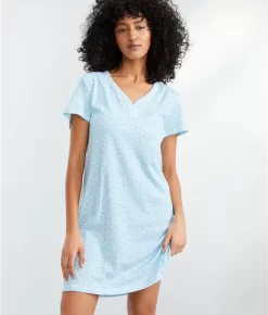 Medallion Geo Knit Sleep Shirt