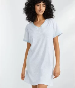 Tiny Spots Knit Sleep Shirt