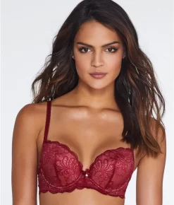 Sophia Lace Bra -Fashion Underwear lem735 merlot