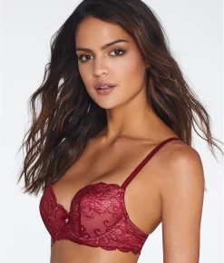 Sophia Lace Bra -Fashion Underwear lem735 merlot 1
