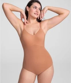 LiftWear Cami Bodysuit 21 LiftWear Cami Bodysuit -Fashion Underwear lwbs0101hon cinnamon