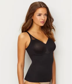 Miraclesuit Sexy Sheer Extra-Firm Control Camisole 11 Miraclesuit Sexy Sheer Extra-Firm Control Camisole -Fashion Underwear mir2782 black 1