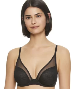 Escape Plunge T-Shirt Bra -Fashion Underwear nat721267 black