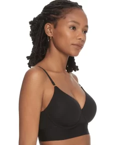 Bliss Flex Smoothing Longline T-Shirt Bra -Fashion Underwear nat722276 black 1
