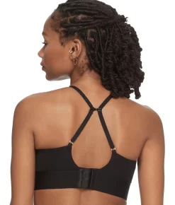 Bliss Flex Smoothing Longline T-Shirt Bra -Fashion Underwear nat722276 black bv