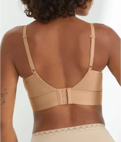 Bliss Flex Smoothing Longline T-Shirt Bra -Fashion Underwear nat722276 cafe bv