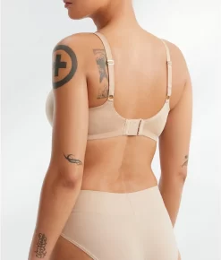 Side Effect Full Coverage T-Shirt Bra -Fashion Underwear nat731311 cafe bv