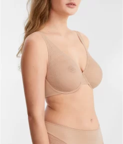 Revive Lace Plunge Bra -Fashion Underwear nat734304 cafexx 1