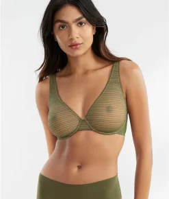 Revive Lace Plunge Bra -Fashion Underwear nat734304 vinebuff z