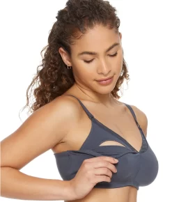 Bliss Cotton Wire-Free Nursing Bra 17 Bliss Cotton Wire-Free Nursing Bra -Fashion Underwear nat765058 ashnavy 2