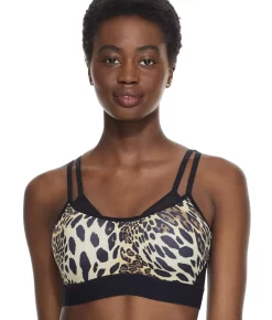 Gravity High Impact Underwire Sports Bra -Fashion Underwear natori752201f21chestnutluxeleopar