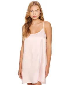 Allie Satin Chemise -Fashion Underwear pjhallie blush 4