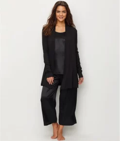 Jolie Satin Ankle Pants -Fashion Underwear pjhamelia blk fs