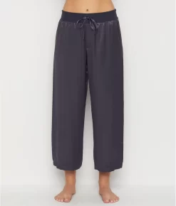 Jolie Satin Ankle Pants -Fashion Underwear pjhjoliecapri coal