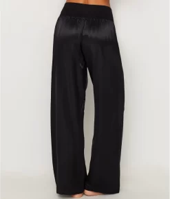 Lola Satin Lounge Pants 11 Lola Satin Lounge Pants -Fashion Underwear pjhlola black bv