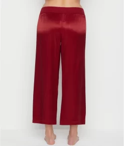 Jolie Satin Ankle Pants -Fashion Underwear pjhpj2006 red bv